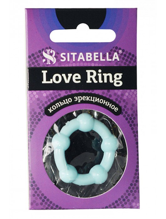 Цветное эрекционное кольцо Love Ring с бусинами - Sitabella - в Калининграде купить с доставкой