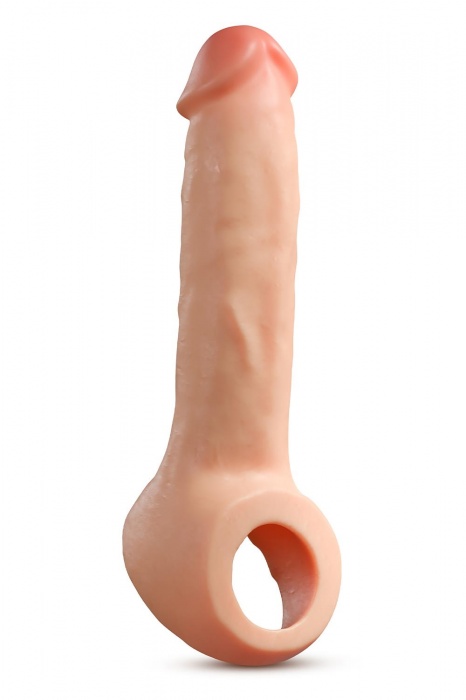 Телесная насадка-удлинитель Thrive 8.75 Inch Realistic Penis Extender Sleeve - 22,2 см. - Blush Novelties - в Калининграде купить с доставкой