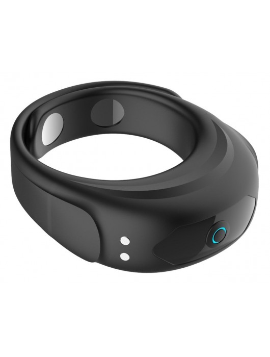 Черное эрекционное виброкольцо на ремешках - Boys of Toys - в Калининграде купить с доставкой