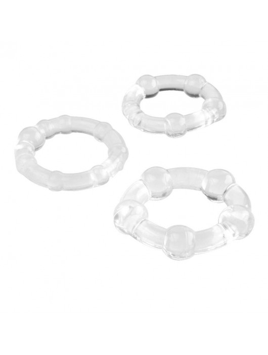 Набор из 3 эрекционных прозрачных колец - Boys of Toys - в Калининграде купить с доставкой