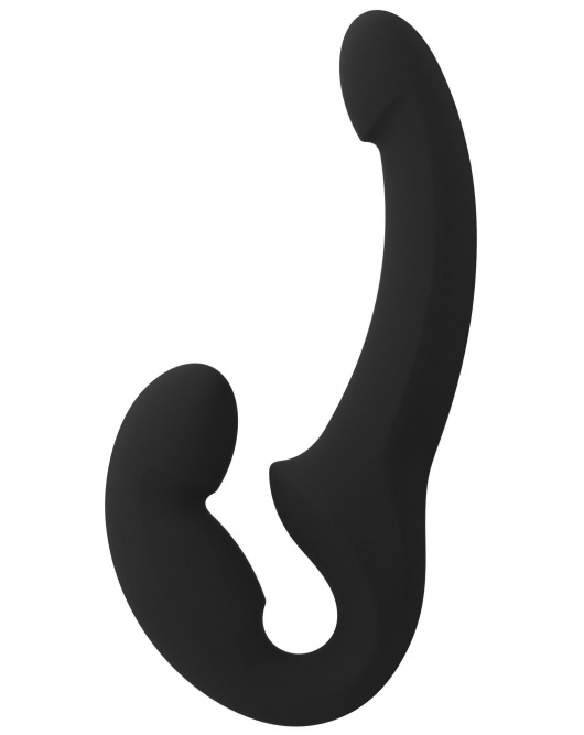 Черный безремневой страпон Share Lite - Fun Factory - купить с доставкой в Калининграде