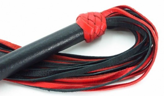 Черно-красная плеть  Турецкие головы  - 57 см. - БДСМ Арсенал - купить с доставкой в Калининграде