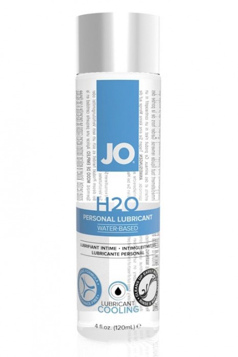Охлаждающий лубрикант на водной основе JO Personal Lubricant H2O COOLING - 120 мл. - System JO - купить с доставкой в Калининграде