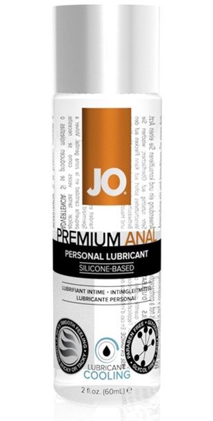 Анальный охлаждающий лубрикант на силиконовой основе JO PREMIUM ANAL COOLING - 60 мл. - System JO - купить с доставкой в Калининграде
