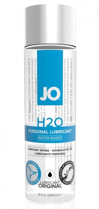 Нейтральный лубрикант на водной основе JO Personal Lubricant H2O - 240 мл. - System JO - купить с доставкой в Калининграде