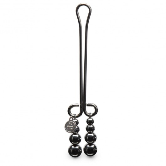 Зажим для клитора с бусинами Just Sensation Beaded Clitoral Clamp - Fifty Shades of Grey - купить с доставкой в Калининграде