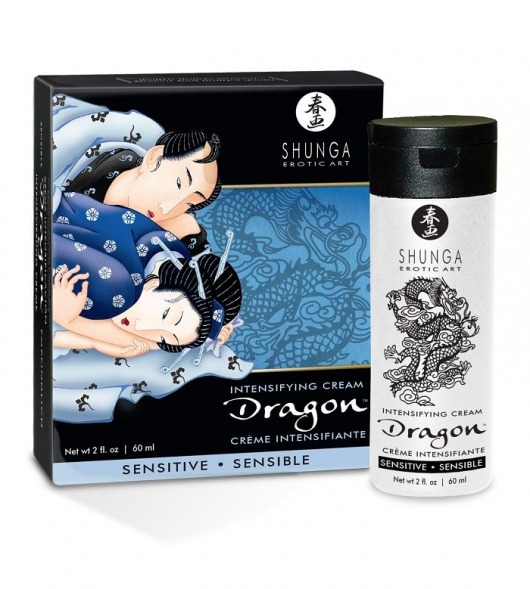 Интимный мужской крем SHUNGA DRAGON SENSITIVE - 60 мл. - Shunga - купить с доставкой в Калининграде