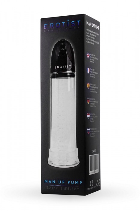 Автоматическая вакуумная помпа Man up pump - Erotist Adult Toys - в Калининграде купить с доставкой
