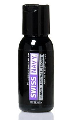 Возбуждающий гель-лубрикант на водной основе Sensual Arousal Lubricant  - 29,5 мл. - Swiss navy - купить с доставкой в Калининграде