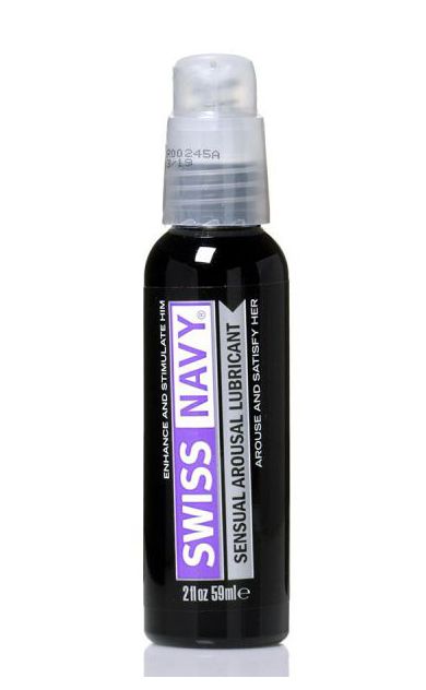 Возбуждающий гель-лубрикант на водной основе Sensual Arousal Lubricant - 59 мл. - Swiss navy - купить с доставкой в Калининграде
