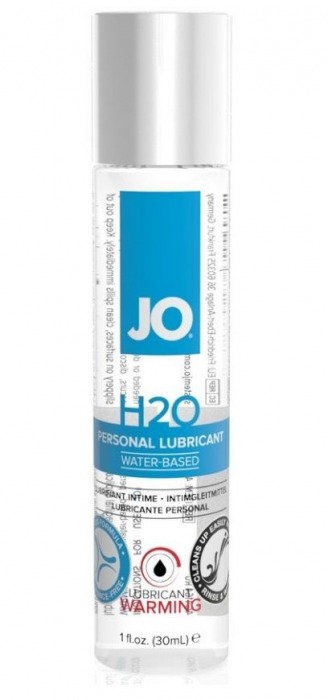 Возбуждающий лубрикант на водной основе JO Personal Lubricant H2O Warming - 30 мл. - System JO - купить с доставкой в Калининграде
