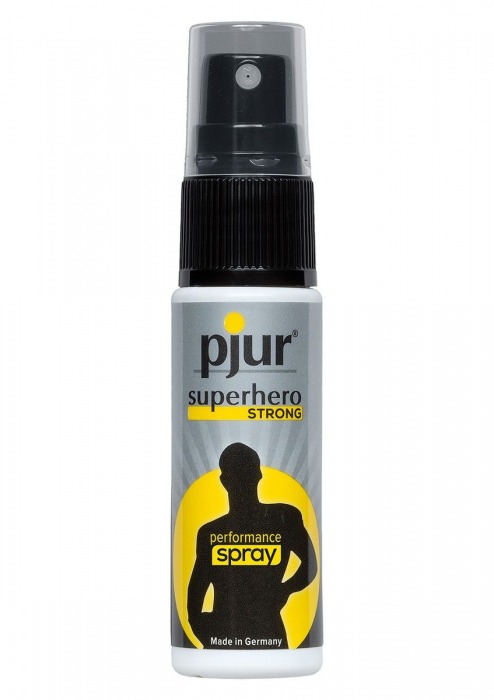 Спрей-пролонгатор длительного действия pjur SUPERHERO Strong Spray - 20 мл. - Pjur - купить с доставкой в Калининграде