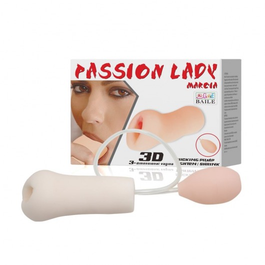 Мастурбатор Passion Lady Marcia с грушей для имитации посасывания - Baile - в Калининграде купить с доставкой