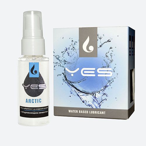 Интимный гель-лубрикант Yes Arctic с продлевающим эффектом - 30 мл. - Sitabella - купить с доставкой в Калининграде