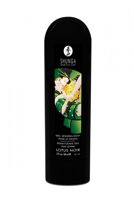 Интимный гель для пар, усиливающий наслаждение, Lotus Noir - 60 мл. - Shunga - купить с доставкой в Калининграде