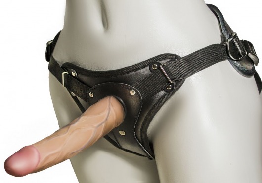 Женский страпон с вагинальной пробкой Woman Strap - 18 см. - LOVETOY (А-Полимер) - купить с доставкой в Калининграде