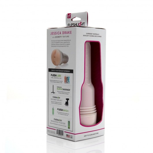 Мастурбатор-вагина Fleshlight Girls - Jessica Drake Heavenly - Fleshlight - в Калининграде купить с доставкой