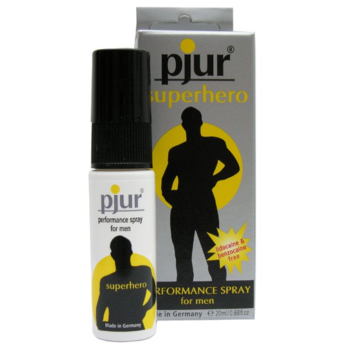 Пролонгирующий мужской спрей pjur SUPERHERO spray - 20 мл. - Pjur - купить с доставкой в Калининграде