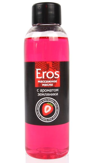 Массажное масло Eros fantasy с ароматом земляники - 75 мл. - Биоритм - купить с доставкой в Калининграде