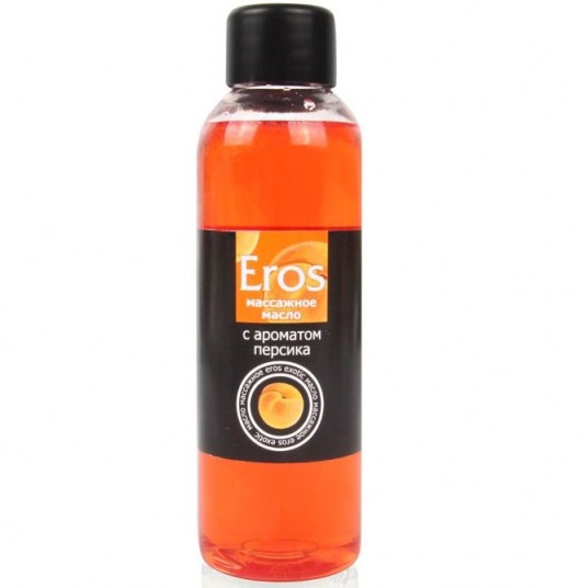 Массажное масло Eros exotic с ароматом персика - 75 мл. - Биоритм - купить с доставкой в Калининграде