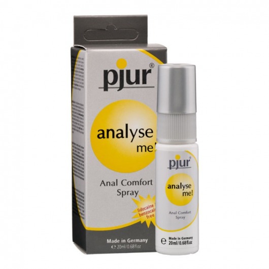 Обезболивающий анальный спрей pjur ANALYSE ME - 20 мл. - Pjur - купить с доставкой в Калининграде