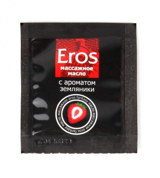 Пробник массажного масла с ароматом земляники Eros fantasy - 4 гр. - Биоритм - купить с доставкой в Калининграде
