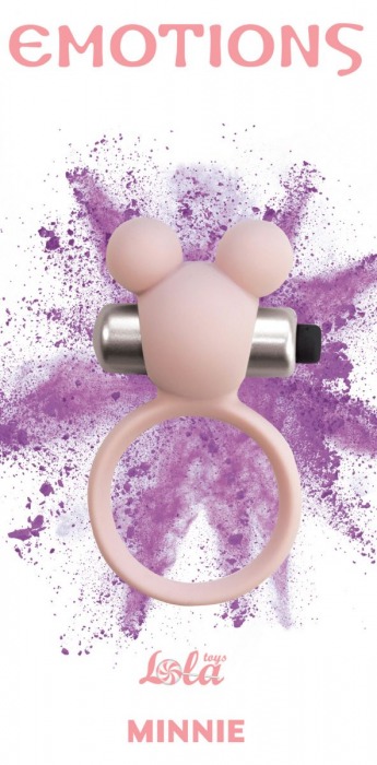 Розовое эрекционное виброколечко Emotions Minnie Light pink - Lola Games - в Калининграде купить с доставкой