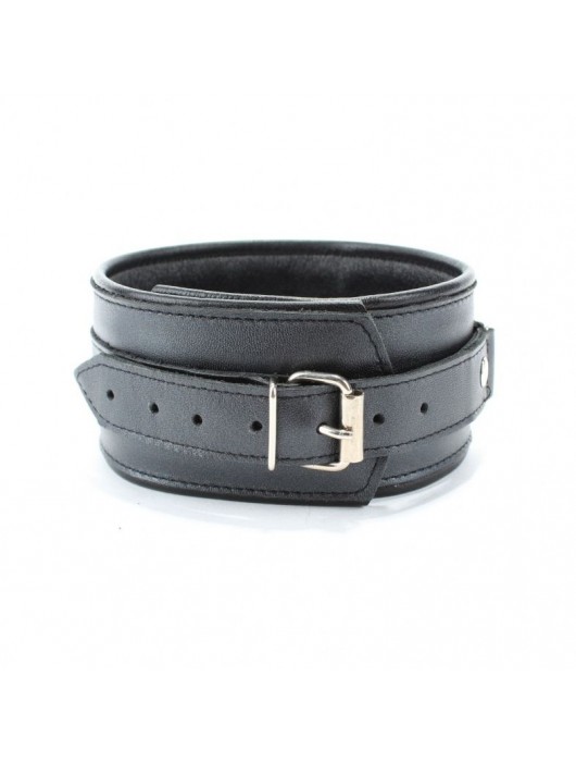 Ошейник из гладкой кожи - БДСМ Арсенал - купить с доставкой в Калининграде