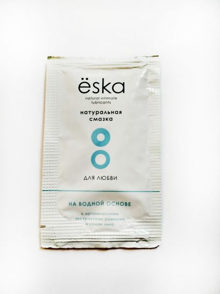Натуральный лубрикант на водной основе Ёska - 7 мл. - Eska - купить с доставкой в Калининграде