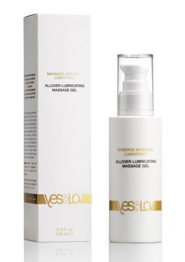 Массажный гель-смазка на силиконовой основе Allover Massage Gel - 100 мл. - YESforLOV - купить с доставкой в Калининграде