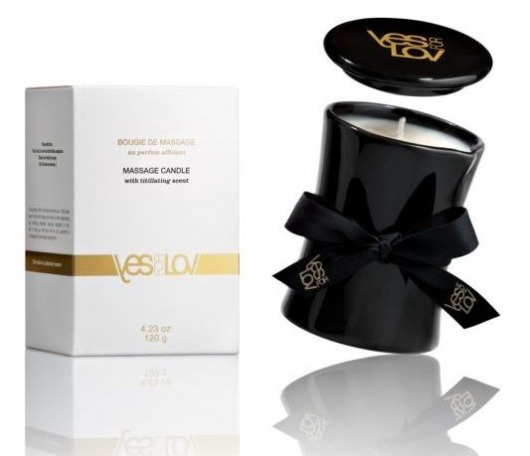 Массажная свеча Titillating Massage Candle - 120 мл. - YESforLOV - купить с доставкой в Калининграде