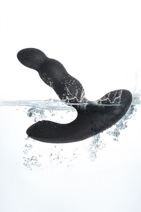 Черный силиконовый стимулятор простаты Levett Nitoc с пультом ДУ - Levett - в Калининграде купить с доставкой