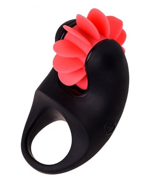 Чёрно-красное эрекционное виброкольцо Erotist - Erotist Adult Toys - в Калининграде купить с доставкой