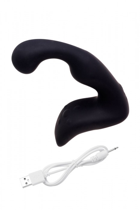 Чёрный изогнутый вибростимулятор простаты Erotist - Erotist Adult Toys - в Калининграде купить с доставкой