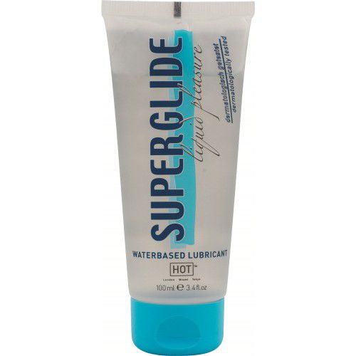 Интимная смазка на водной основе Superglide - 100 мл. - HOT - купить с доставкой в Калининграде