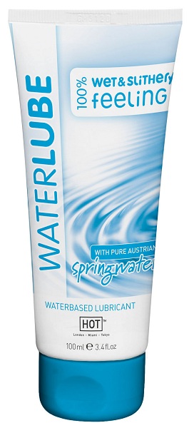 Лубрикант на основе чистой родниковой воды WaterLube - 100 мл. - HOT - купить с доставкой в Калининграде