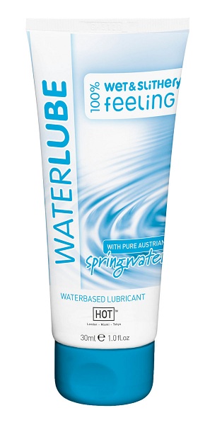 Гель-смазка на основе чистой родниковой воды WaterLube - 30 мл. - HOT - купить с доставкой в Калининграде