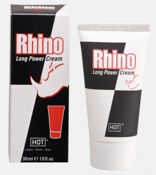 Крем-пролонгатор для мужчин Rhino - 30 мл. - HOT - купить с доставкой в Калининграде