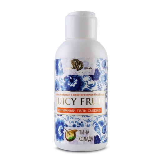 Интимный гель на водной основе JUICY FRUIT с ароматом пина колада - 100 мл. - БиоМед - купить с доставкой в Калининграде
