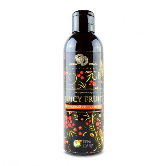Интимный гель на водной основе JUICY FRUIT с ароматом пина колада - 200 мл. - БиоМед - купить с доставкой в Калининграде