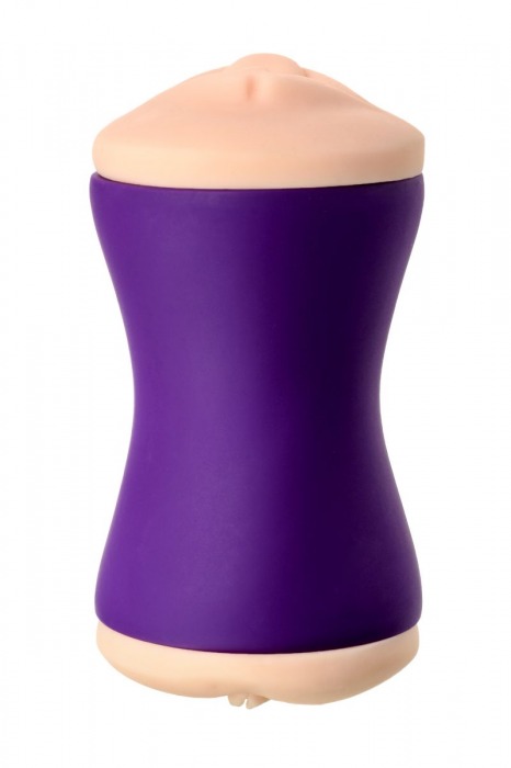 Двухсторонний мастурбатор JOS YARA в фиолетовой колбе - JOS - в Калининграде купить с доставкой