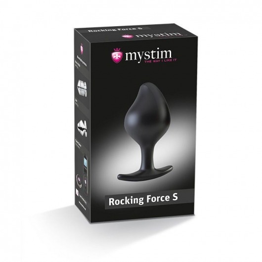 Анальная пробка Rocking Force S для электростимуляции - 9,5 см. - MyStim - купить с доставкой в Калининграде