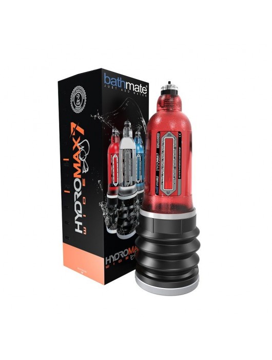 Красная гидропомпа HydroMAX7 Wide Boy - Bathmate - в Калининграде купить с доставкой