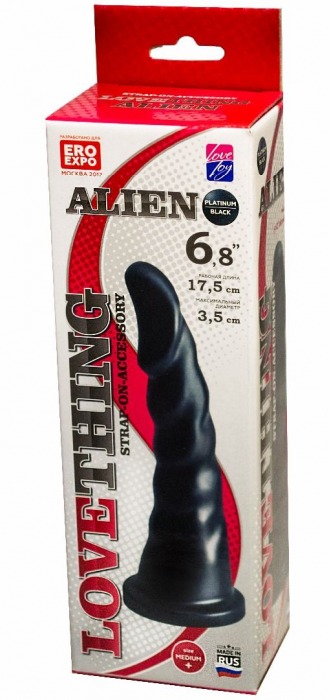Насадка для трусиков харнесс Alien - 17,5 см. - LOVETOY (А-Полимер) - купить с доставкой в Калининграде
