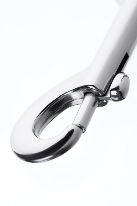 Серебристый двухсторонний карабин TOYFA Metal - ToyFa - купить с доставкой в Калининграде