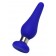 Синяя силиконовая анальная втулка с ограничителем - 10 см. - ToyFa в Калининграде Синяя силиконовая анальная втулка с ограничителем - 10 см. - ToyFa