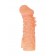 Телесная закрытая насадка с шершавой головкой Cock Sleeve Size S - 13,8 см. - KOKOS - в Калининграде купить с доставкой