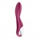 Малиновый вибромассажер для стимуляции G-точки Heated Thrill - 20,6 см. - Satisfyer купить в Калининграде с доставкой в Orgasmix.ru Малиновый вибромассажер для стимуляции G-точки Heated Thrill - 20,6 см. - Satisfyer