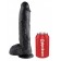 Реалистичный чёрный фаллоимитатор-гигант 10 Cock with Balls - 25,4 см. - Pipedream купить с доставкой в интернет-магазине Orgasmix в Калининграде Реалистичный чёрный фаллоимитатор-гигант 10 Cock with Balls - 25,4 см. - Pipedream