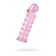 Гелевая розовая насадка на фаллос с шипами - 12 см. - Toyfa Basic - в Калининграде купить с доставкой Гелевая розовая насадка на фаллос с шипами - 12 см. - Toyfa Basic - в Калининграде купить с доставкой